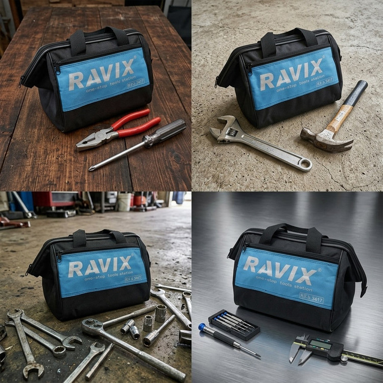 کیف ابزار راویکس مدل RX _ 3417 سایز 35 سانتی متر