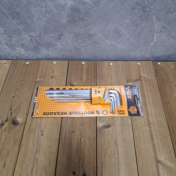 آچار آلن یلو مدل 9PCS مجموعه 9 عددی
