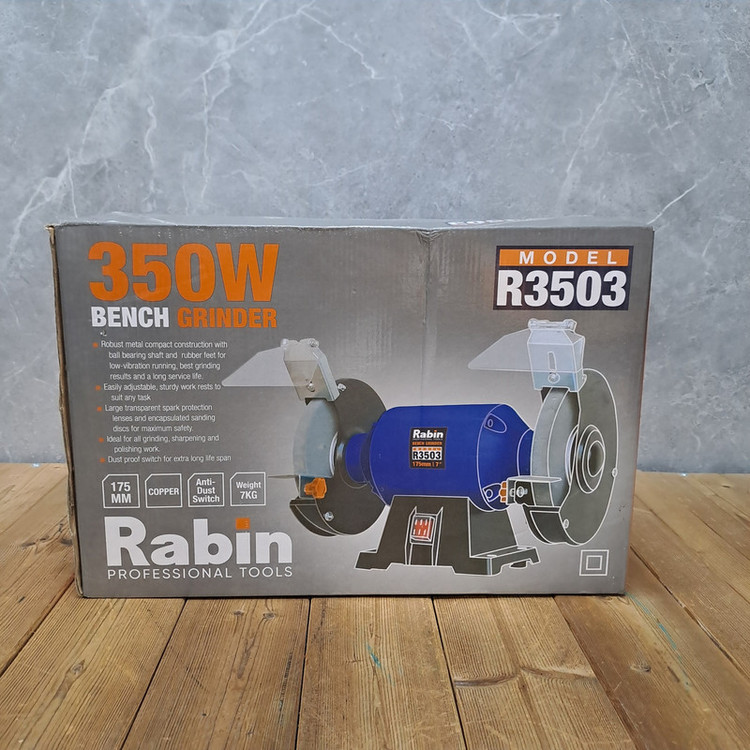 سنگ رومیزی صنعتی رابین مدل 350W سایز 7 اینچ