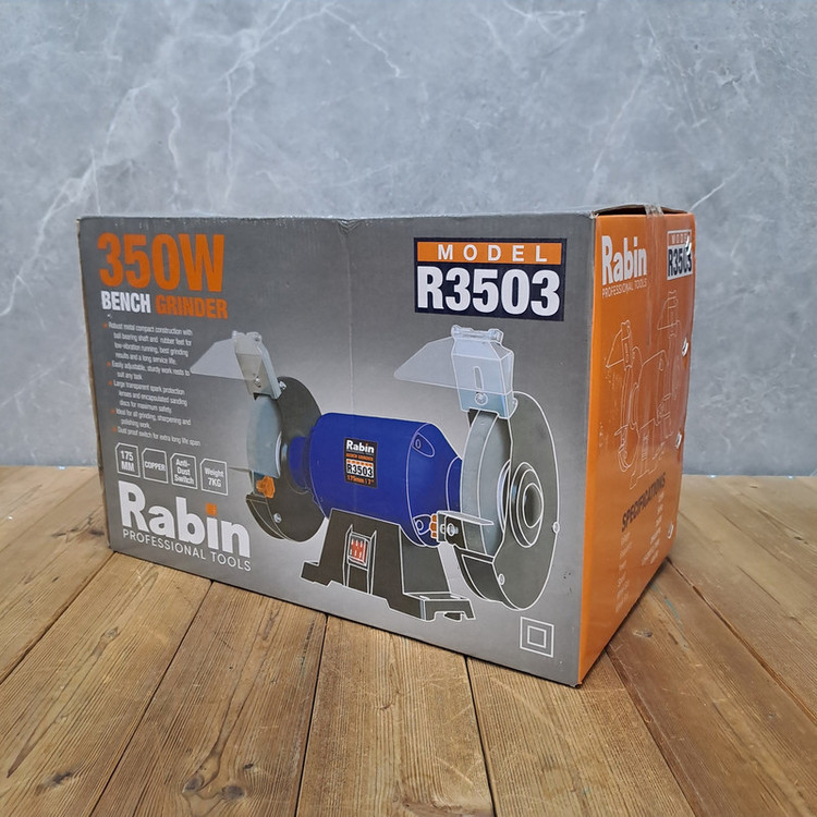 سنگ رومیزی صنعتی رابین مدل 350W سایز 7 اینچ