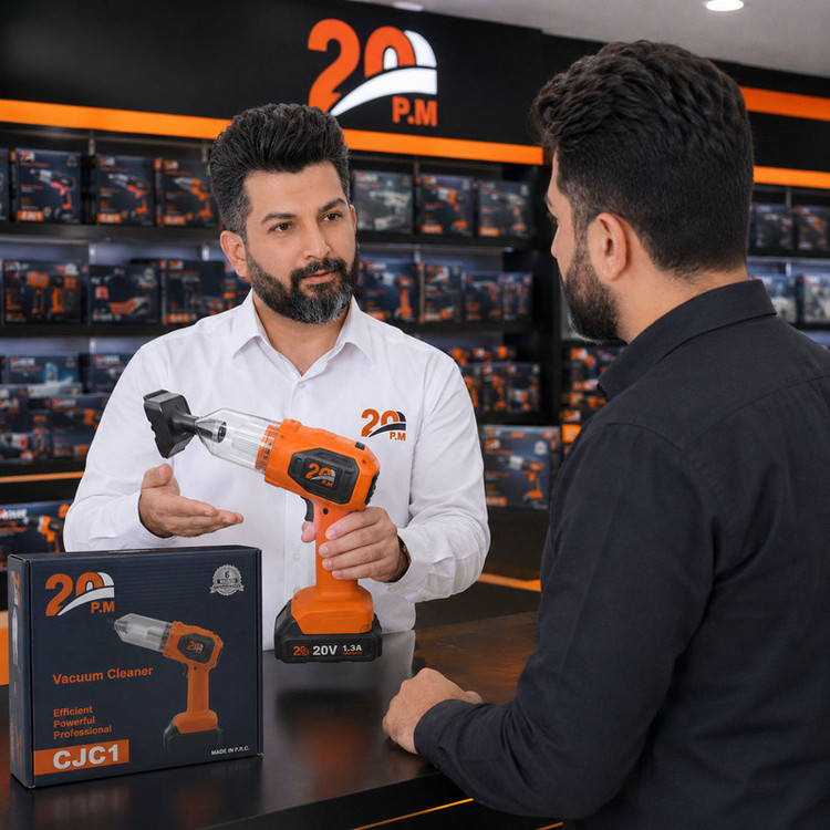 جارو شارژی دستی پی ام مدل 20V