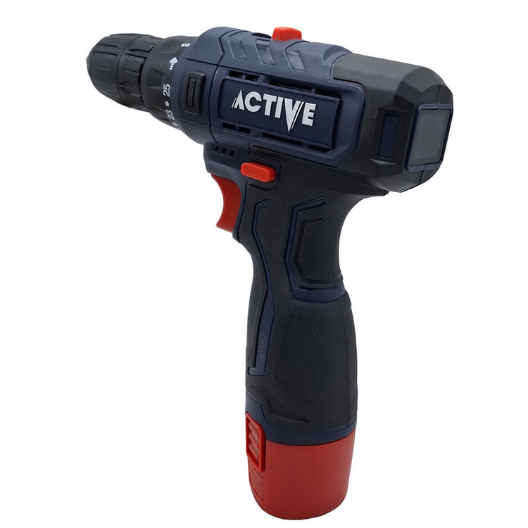 دریل پیچ گوشتی شارژی 10 میلی متری 12 ولت تک باتری اکتیو تولز مدل AC-3232