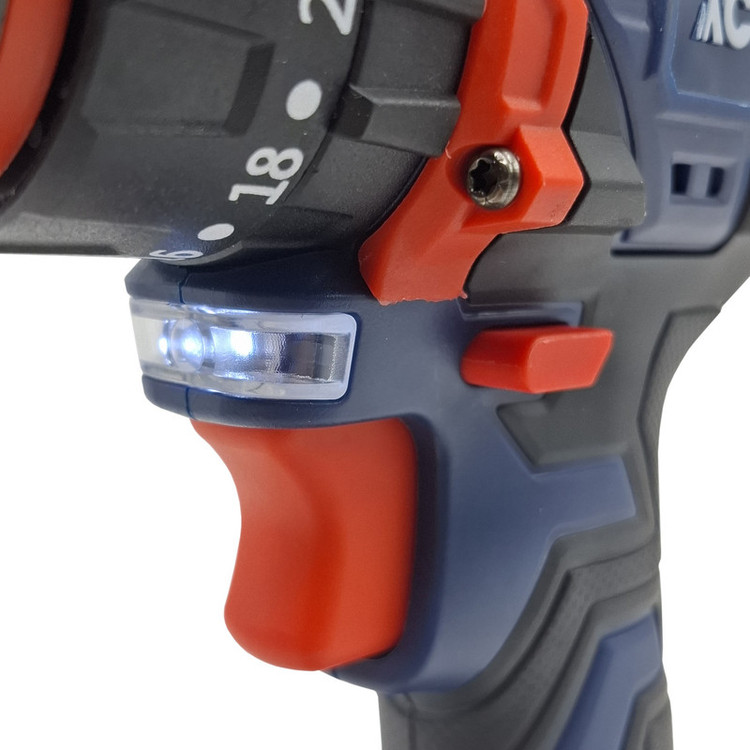 دریل چکشی شارژی براشلس 10میلی متری 21 ولت دو باتری اکتیو مدل AC_7821CH