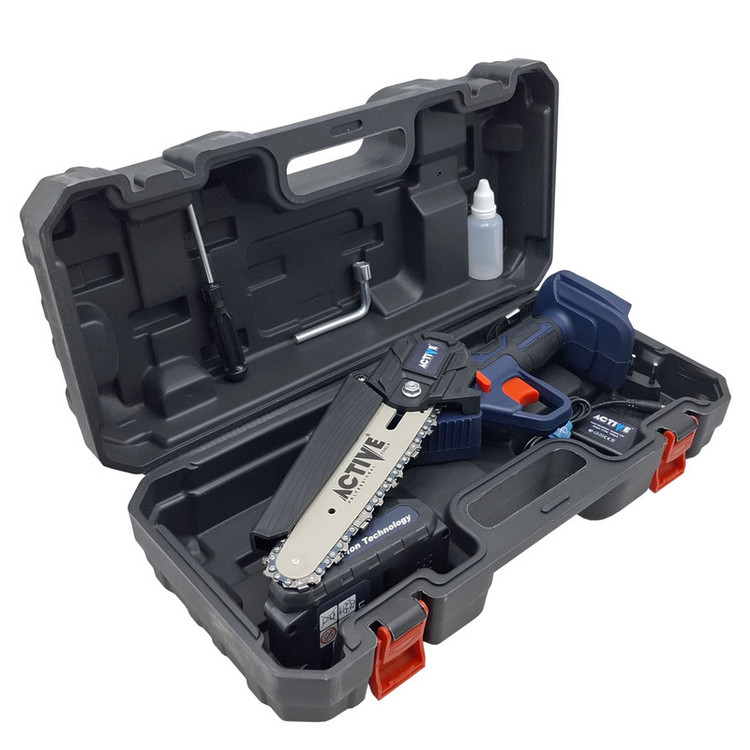 اره زنجیری شارژی 21 ولت صنعتی تک باتری اکتیوتولز مدل AC_33150L کد 37