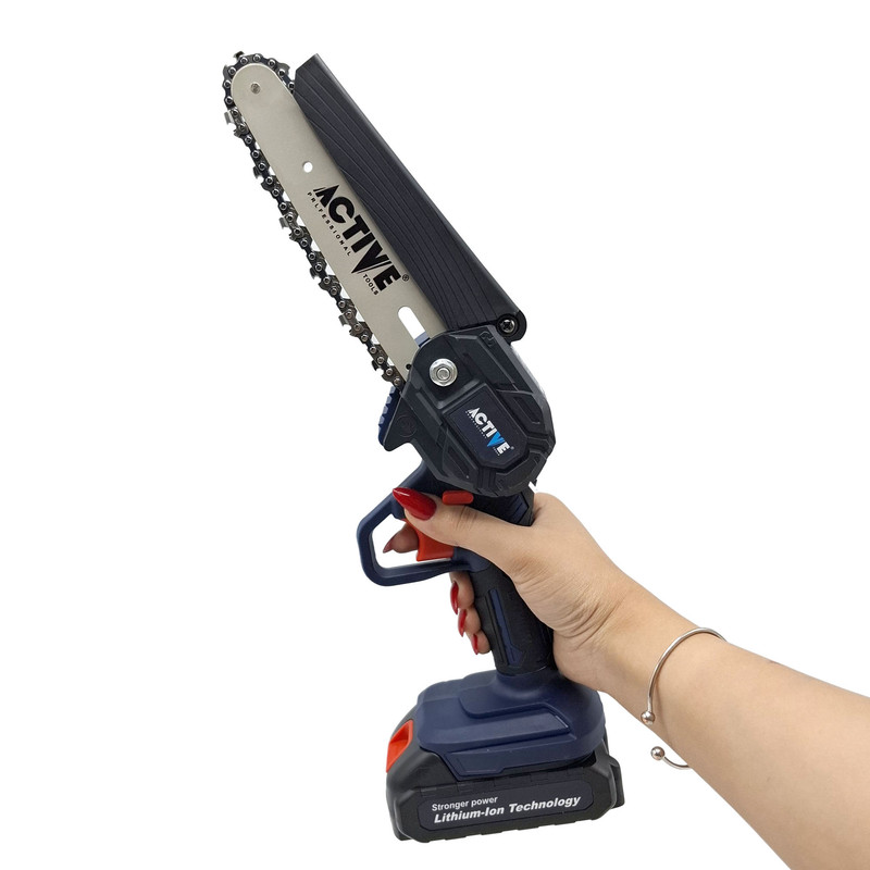 اره زنجیری شارژی 21 ولت صنعتی تک باتری اکتیوتولز مدل AC_33150L کد 37