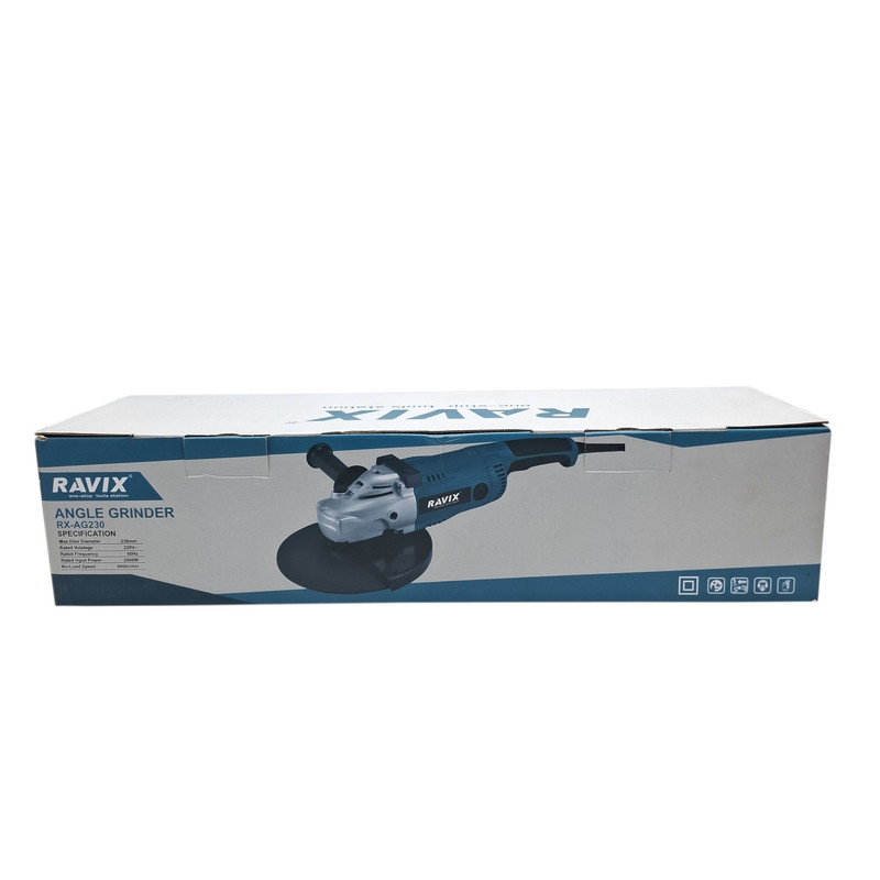 فرز سنگبری صنعتی 230 میلی متری 2000 وات راویکس مدل RX_AG 230
