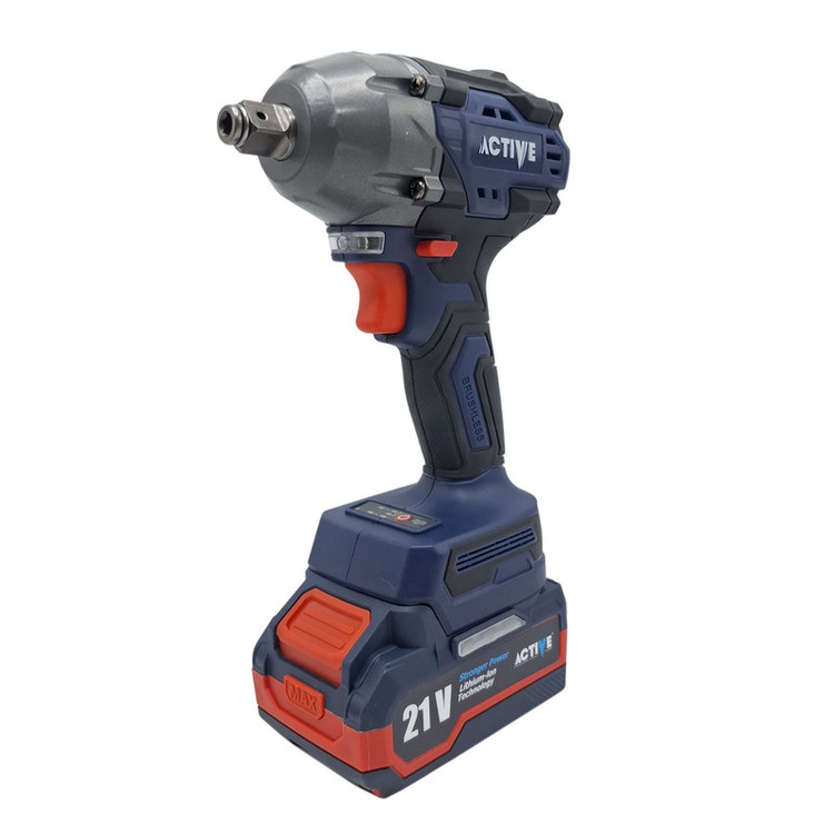 آچار بکس شارژی صنعتی 300 نیوتن تک باتری اکتیو مدل 7823\21V درایو 1/2 اینچ