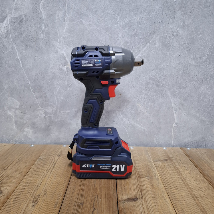 آچار بکس شارژی صنعتی 300 نیوتن تک باتری اکتیو مدل 7823\21V درایو 1/2 اینچ