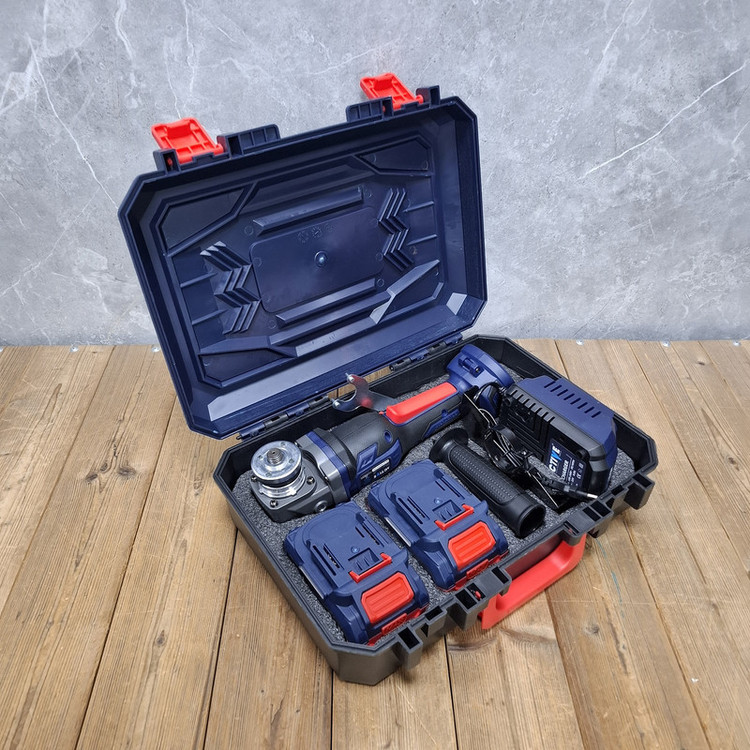 مینی فرز شارژی براشلس 115 میلی متری 21 ولت دوباتری اکتیو مدل 21V/ 7828