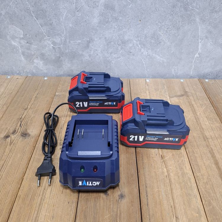مینی فرز شارژی براشلس 115 میلی متری 21 ولت دوباتری اکتیو مدل 21V/ 7828