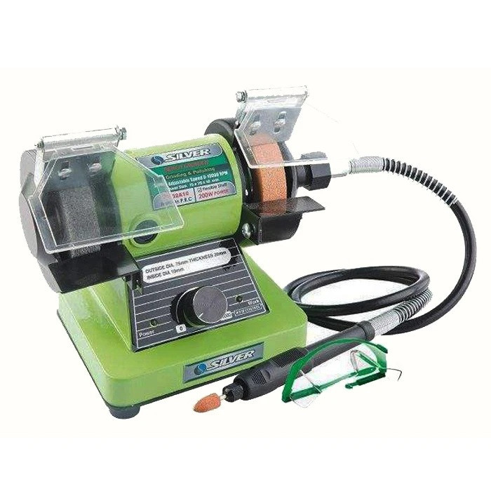 سنگ رومیزی 75میلی متری 200 وات سیلورSMT--GTBN200W