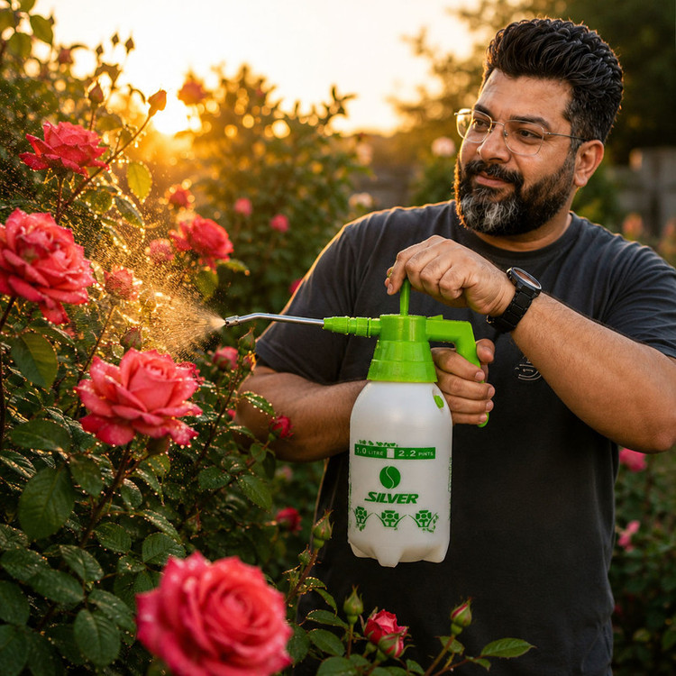 سمپاش دستی سیلور مدل 36oz گنجایش 1 لیتر