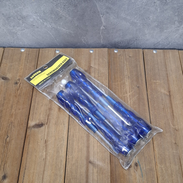 پیچ گوشتی ضربه خور دوسو و چهارسو سوکو مدل 6PCS بسته 6 عددی