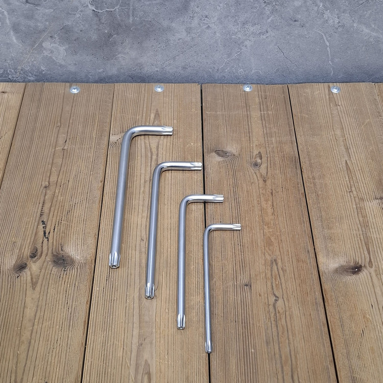 آچار آلن ستاره ای یلو مدل 9PCS مجموعه 9 عددی
