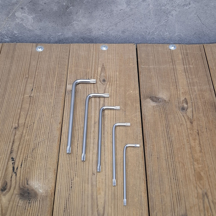 آچار آلن ستاره ای یلو مدل 9PCS مجموعه 9 عددی
