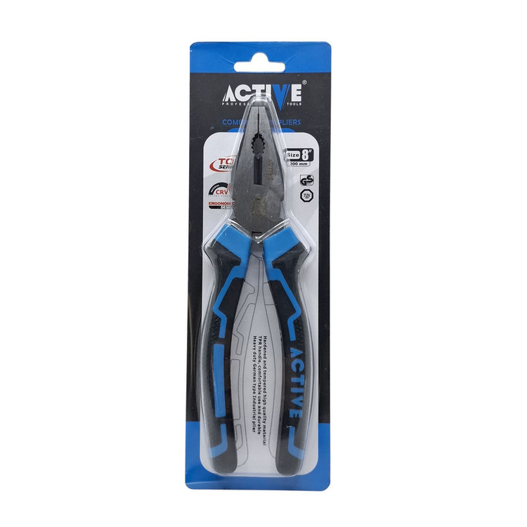 انبر دست اکتیو مدل AC_6008D سایز 8 اینچ
