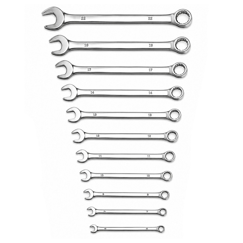 آچار یک سر تخت یک سر رینگی تاتناد مدل 12PCS مجموعه 12 عددی
