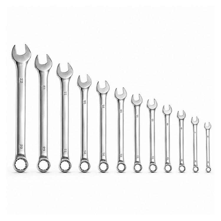 آچار یک سر تخت یک سر رینگی تاتناد مدل 12PCS مجموعه 12 عددی