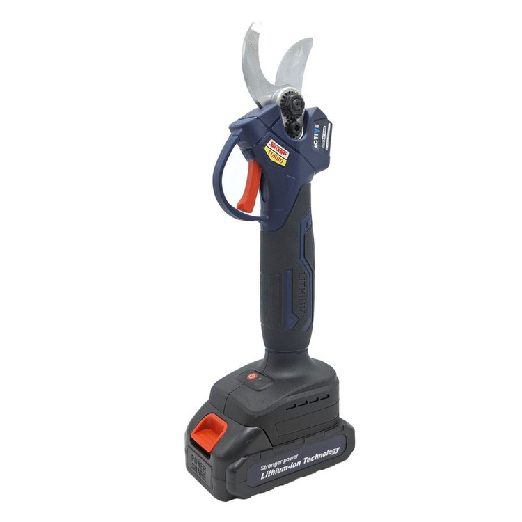 قیچی شارژی باغبانی براشلس تک باتری اکتیو مدل AC-6232L کد 63 سایز 11 اینچ