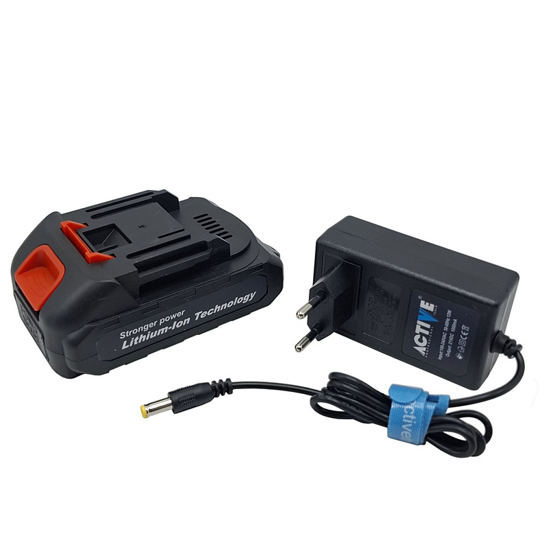 قیچی شارژی باغبانی براشلس تک باتری اکتیو مدل AC-6232L کد 63 سایز 11 اینچ